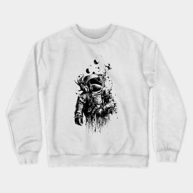 Astronaut in whater Crewneck Sweatshirt by hitext